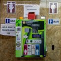 MEX CDMX Coyoacan 2019MAR29 002  As luck would have it,   Coyoacán   was where I came across my very first automated pay-per-use toilet paper dispenser.   Be warned, you only receive 4  ' poo tickets '  for your 10 Pesos ( 76 cents AUD ), so use them wisely. : - DATE, - PLACES, - TRIPS, 10's, 2019, 2019 - Taco's & Toucan's, Americas, Central, Coyoacán, Day, Friday, March, Mexico, Mexico City, Month, North America, Year